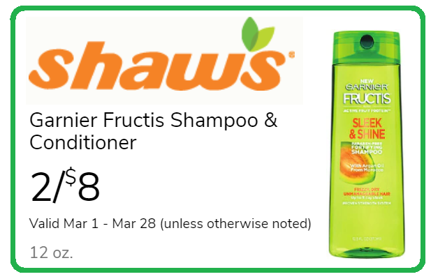 Shaw S And Walmart Deals For Garnier Fructis With New Printable Coupon Darlene Michaud