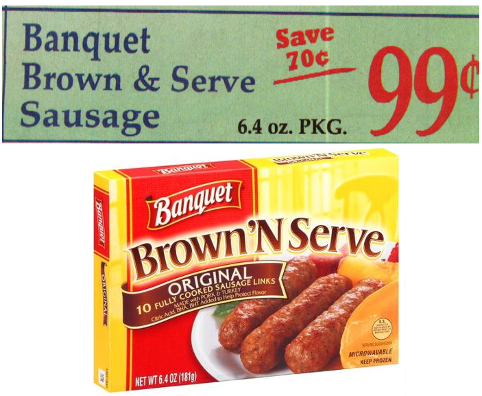 banquet-brown-serve-sausage