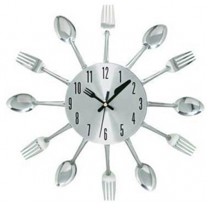 clock silverware