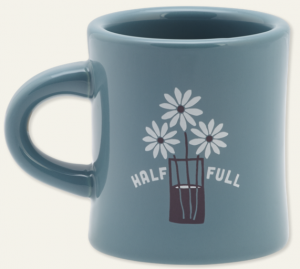 coffee mug half full