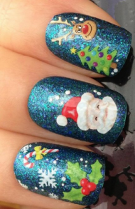 nails christmas