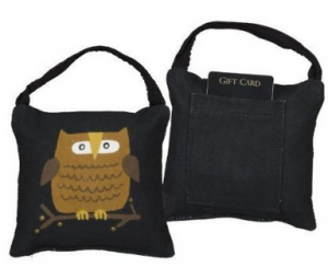 owl pillow pouch