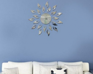 wall decal round flower