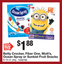 Betty Crocker Fruit Snacks