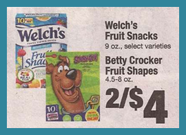 Betty Crocker Fruit Snacks