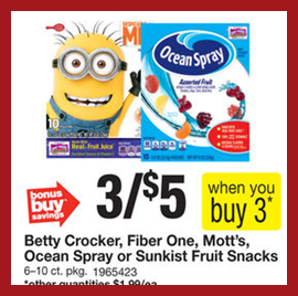 Betty Crocker Fruit Snacks