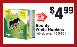 Bounty Napkins