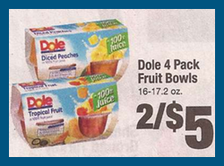 Dole Fruit Bowls
