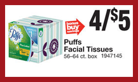 Puffs Facial Tissue