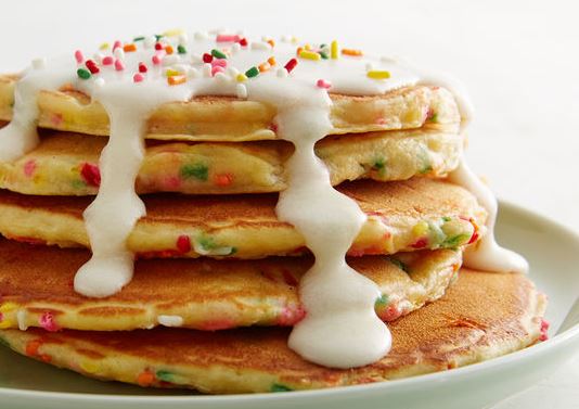 cake batter pancakes recipe darlene michaud