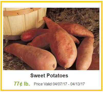 sweet potatoes coupon deal darlene michaud
