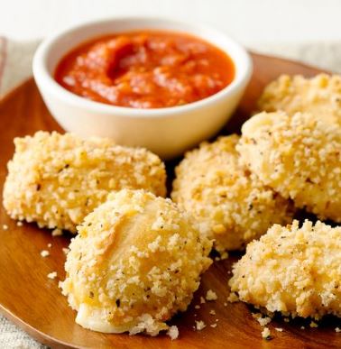 Easy Baked Mozzarella Bites recipe darlene michaud
