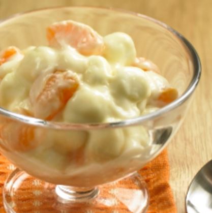 fluffy orange pudding dessert recipe darlene michaud