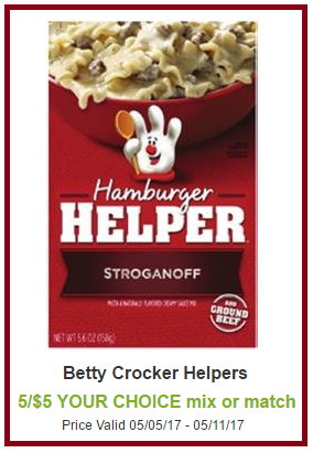 hamburger helpers coupon deal darlene michaud