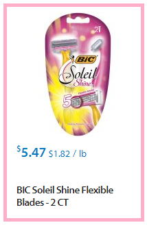 bic soleil shine razor deal walmart darlene michaud