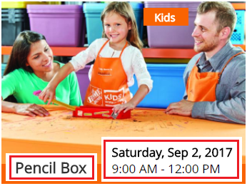 home depot workshop kids pencil box darlene michaud