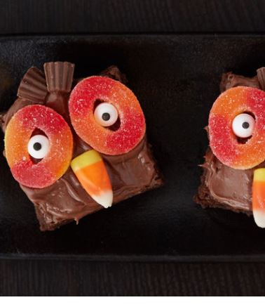 owl brownies halloween reciped betty crocker darlene michaud