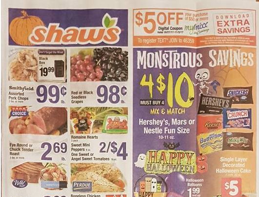 shaws flyer