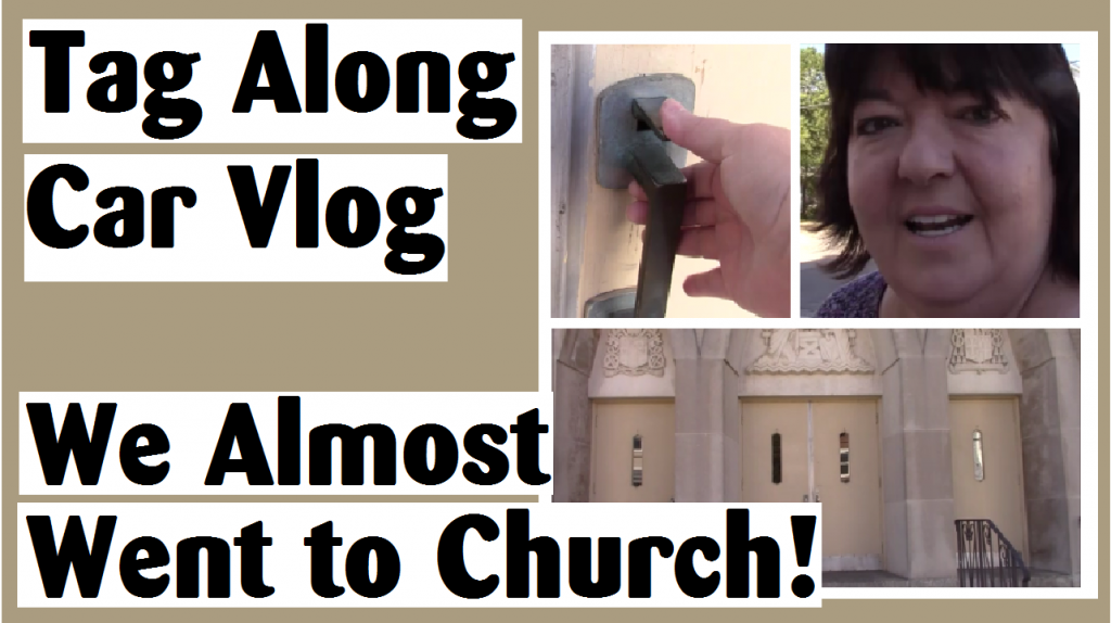 tag along car vlog we almost went to church darlene michaud