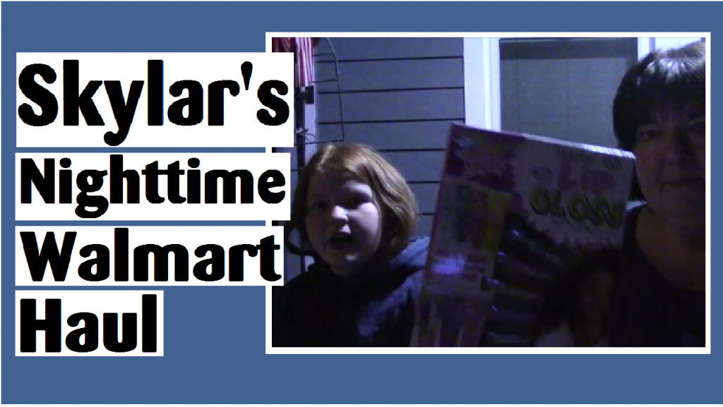 skylars nighttime walmart haul darlene michaud