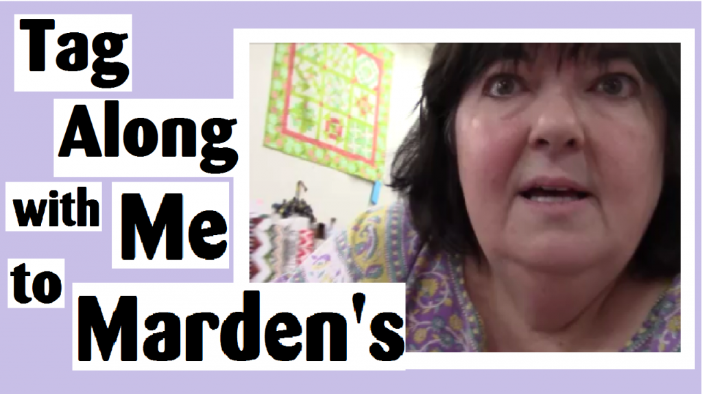 tag along with me to mardens fabric haul darlene michaud