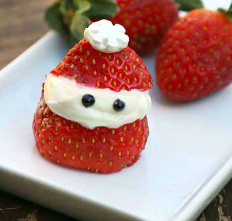 santa strawberries recipe food craft que rica vida darlene michaud