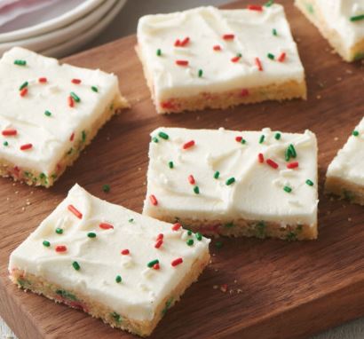 super easy frosted christmas sugar cookie bars tablespoon general mills recipe darlene michaud tall