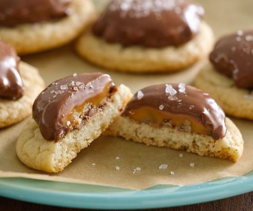 turtle cookies 2 ingredient recipe pillsbury darlene michaud
