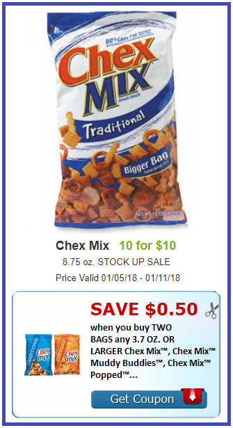 chex mix coupon deal shaws darlene michaud