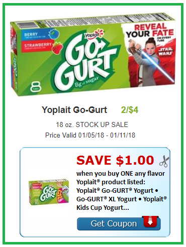 gogurt coupon deal shaws darlene michaud