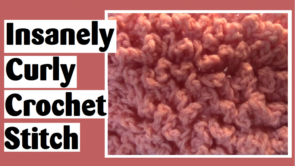 insanely curly crochet stitch darlene michaud