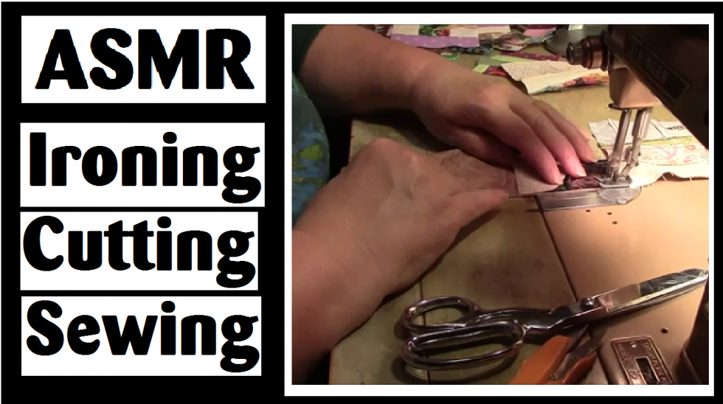 asmr ironing cutting sewing darlene michaud