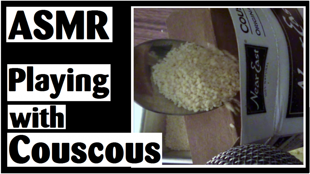 asmr playing with couscous darlene michaud