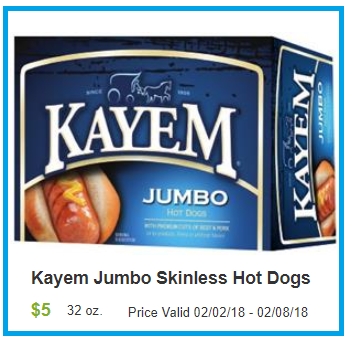 kayem hot dogs shaws coupon deal darlene michaud