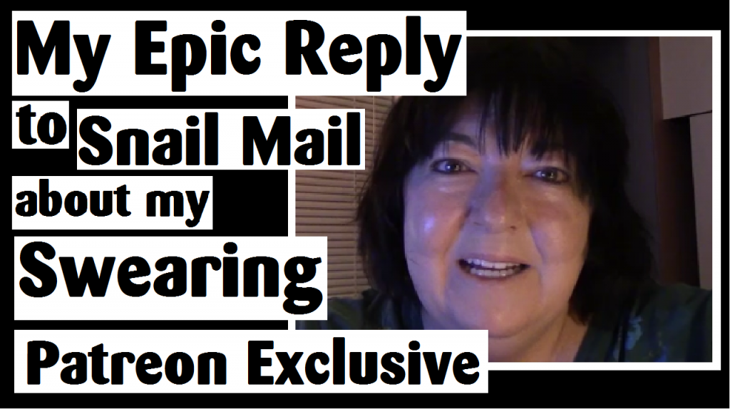 my epic reply to snail mail about my swearing darlene michaud