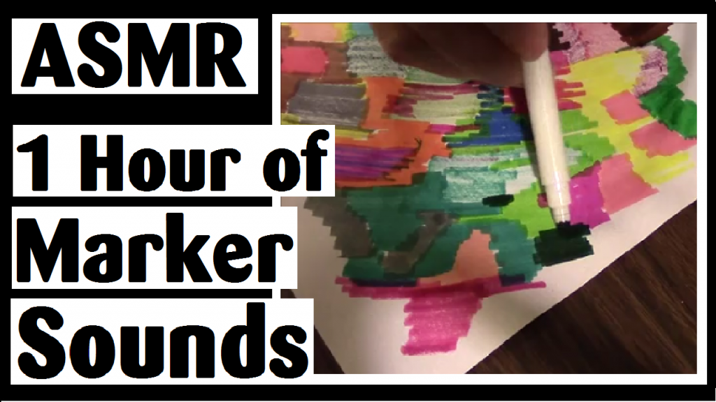 asmr 1 hour of marker sounds darlene michaud