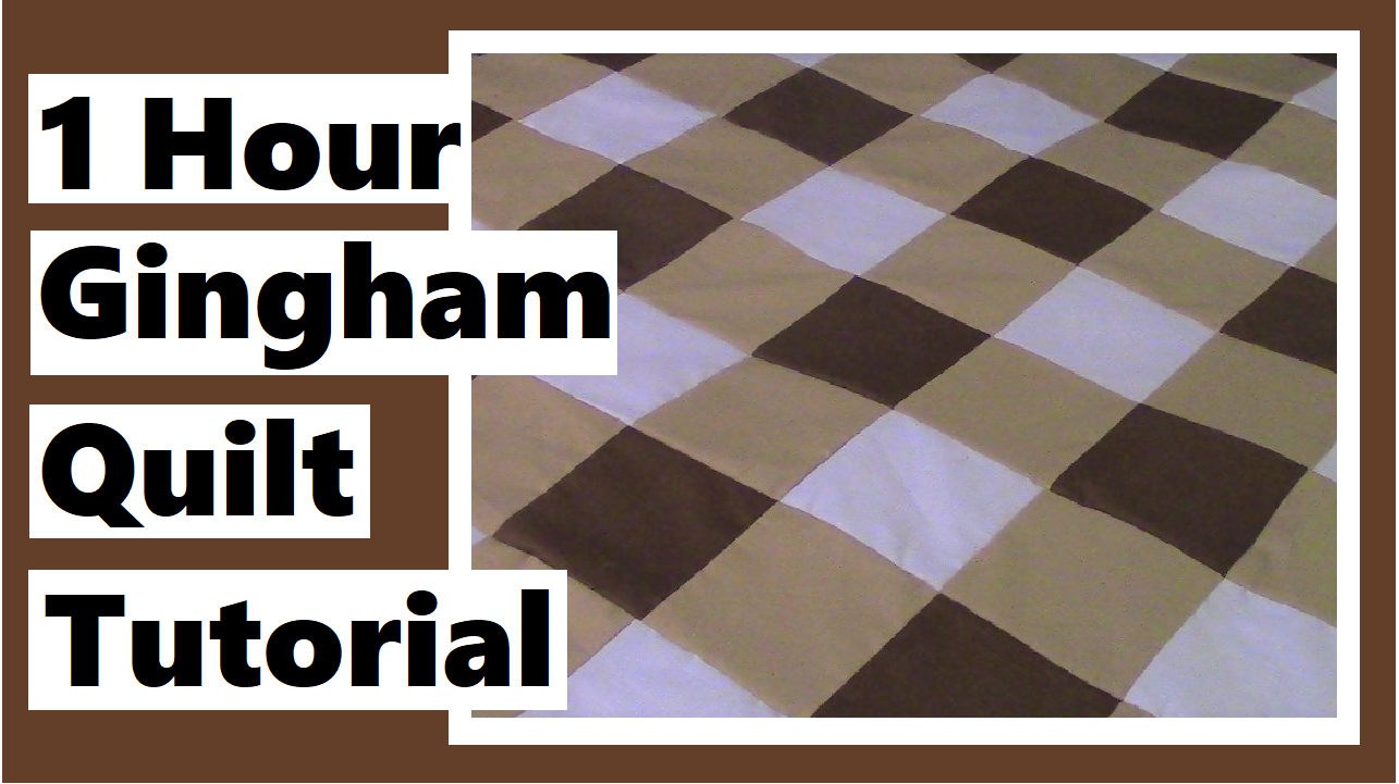 1 Hour Gingham Quilt Tutorial « Darlene Michaud