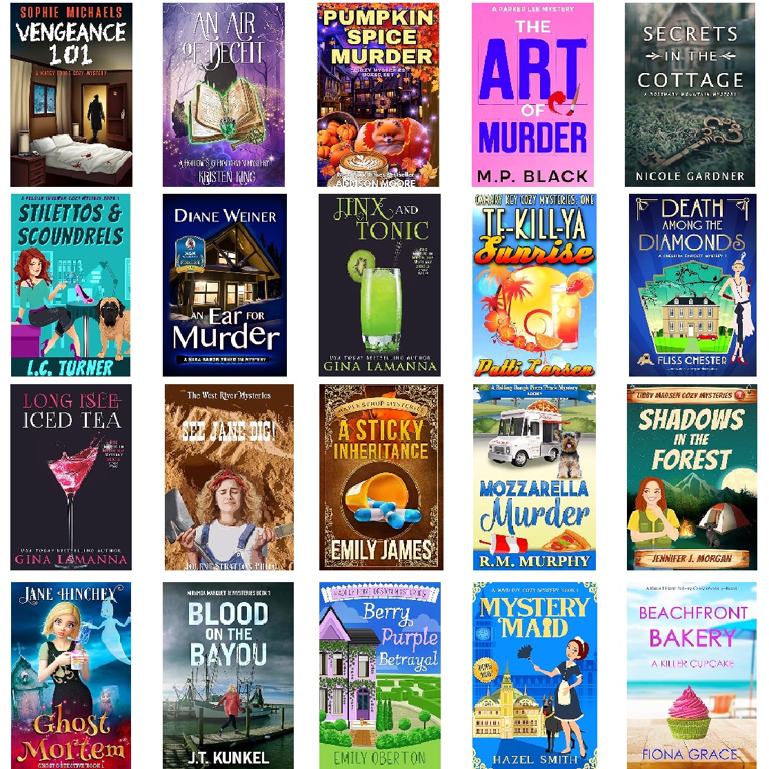 20 FREE EBOOKS – Cozy Mysteries – (10/6/24) « Darlene Michaud