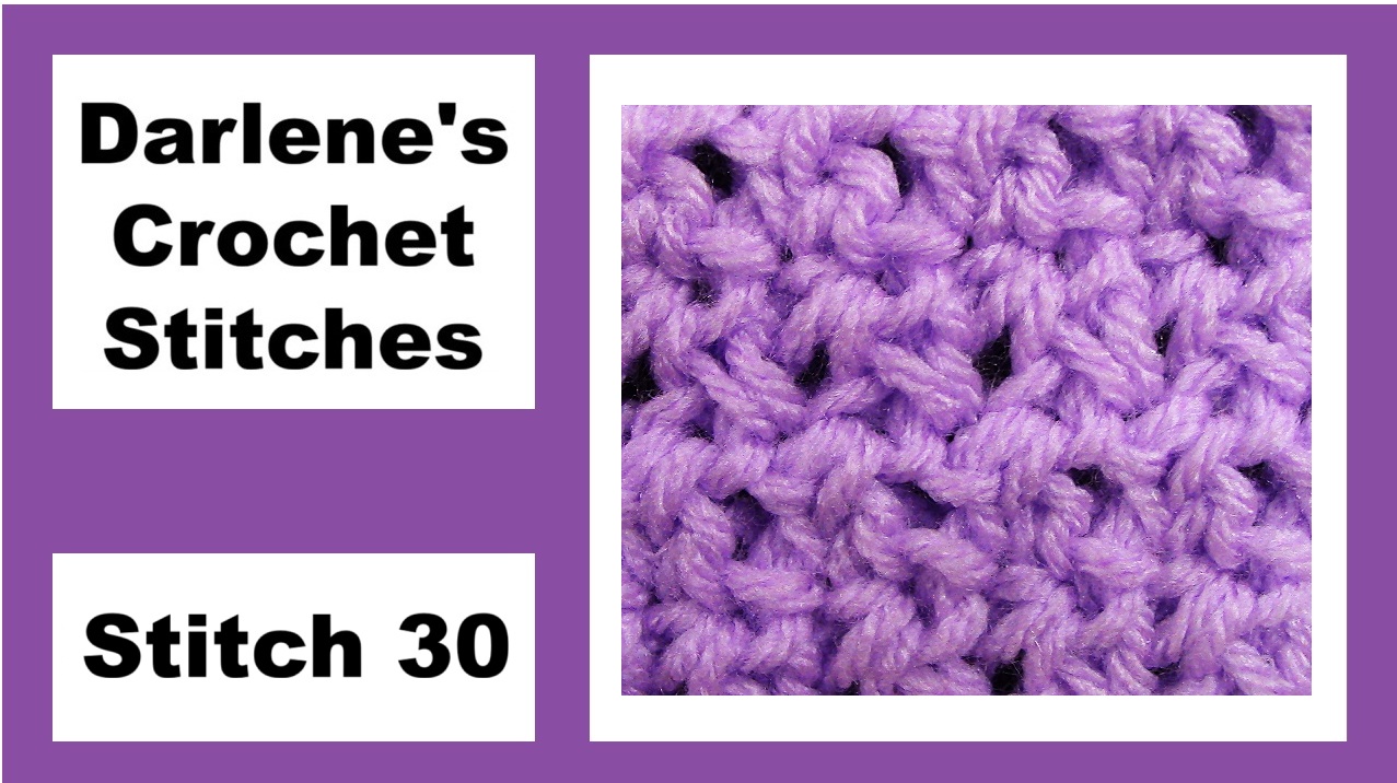 Darlene’s Crochet Stitches – Stitch 30 « Darlene Michaud