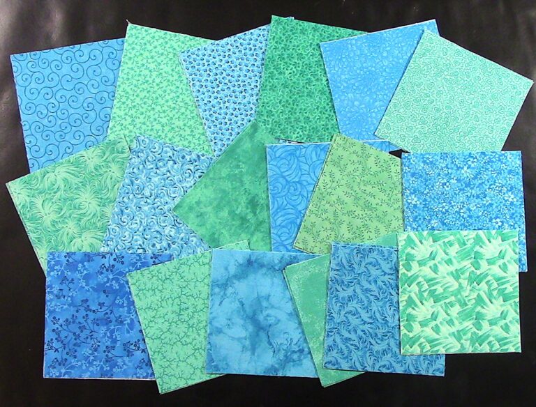 (54) 5″ Squares – Turquoise & Caribbean Color Combo Charm Pack – In My ...